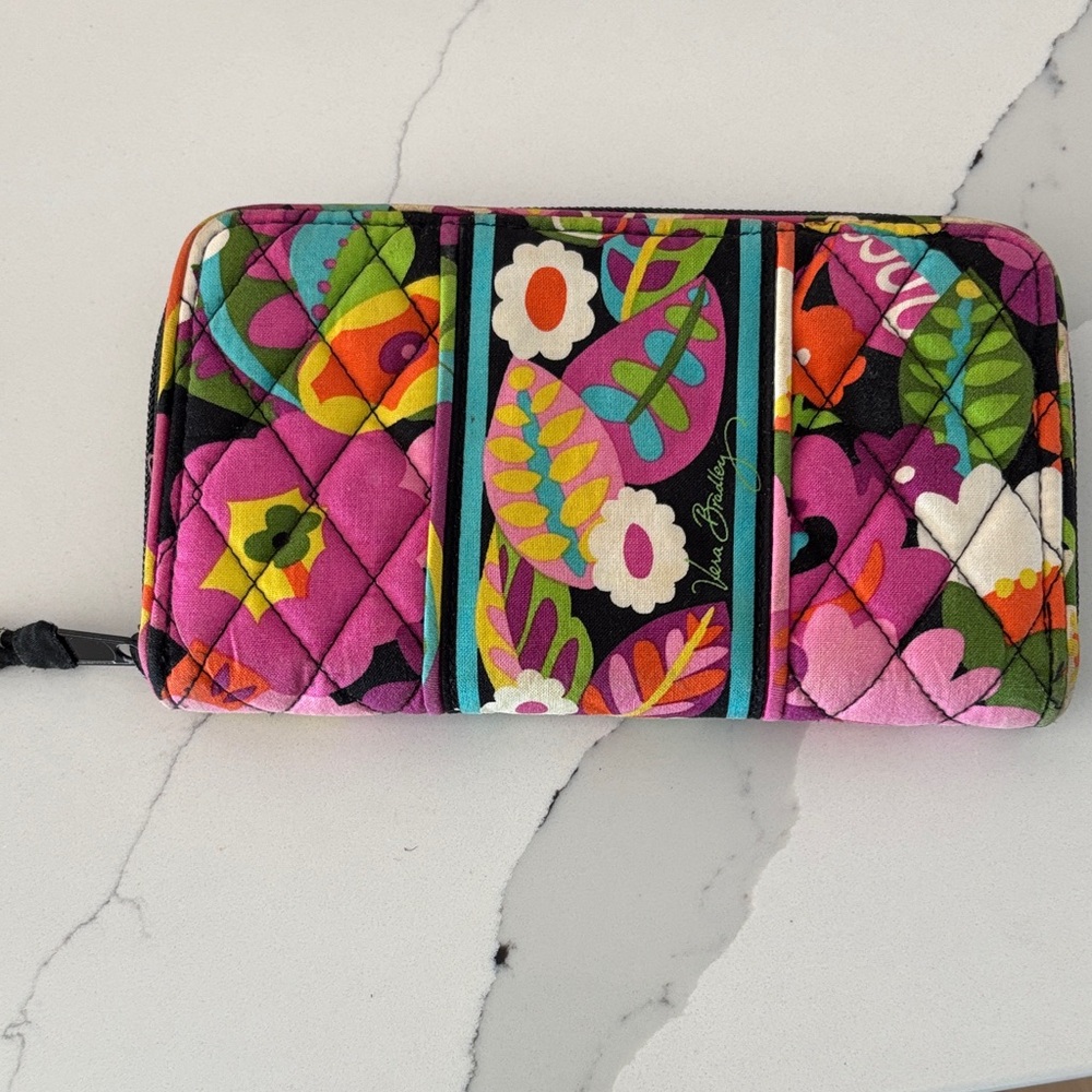 Vera Bradley Women's Vibrant Floral Wallet